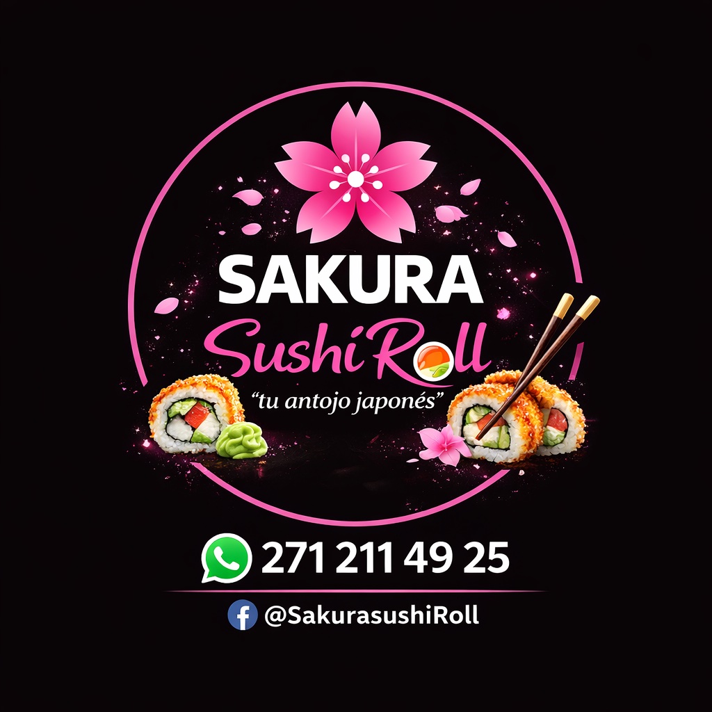 Logo de Sakura Sushi Roll 🌸