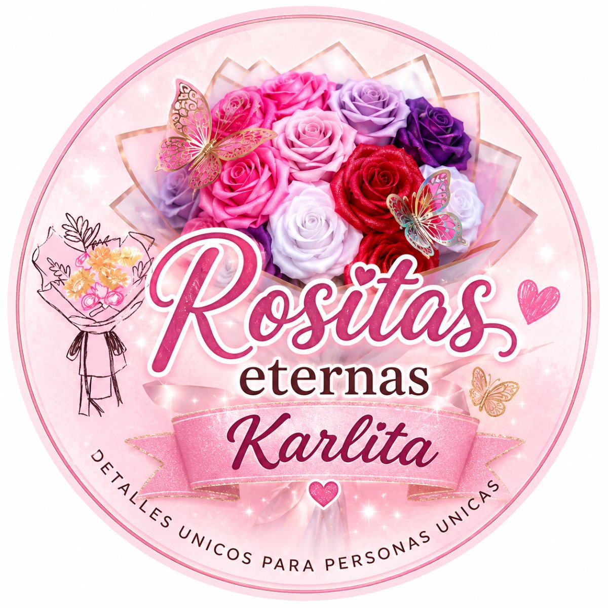 Logo de Rosas eternas karlita