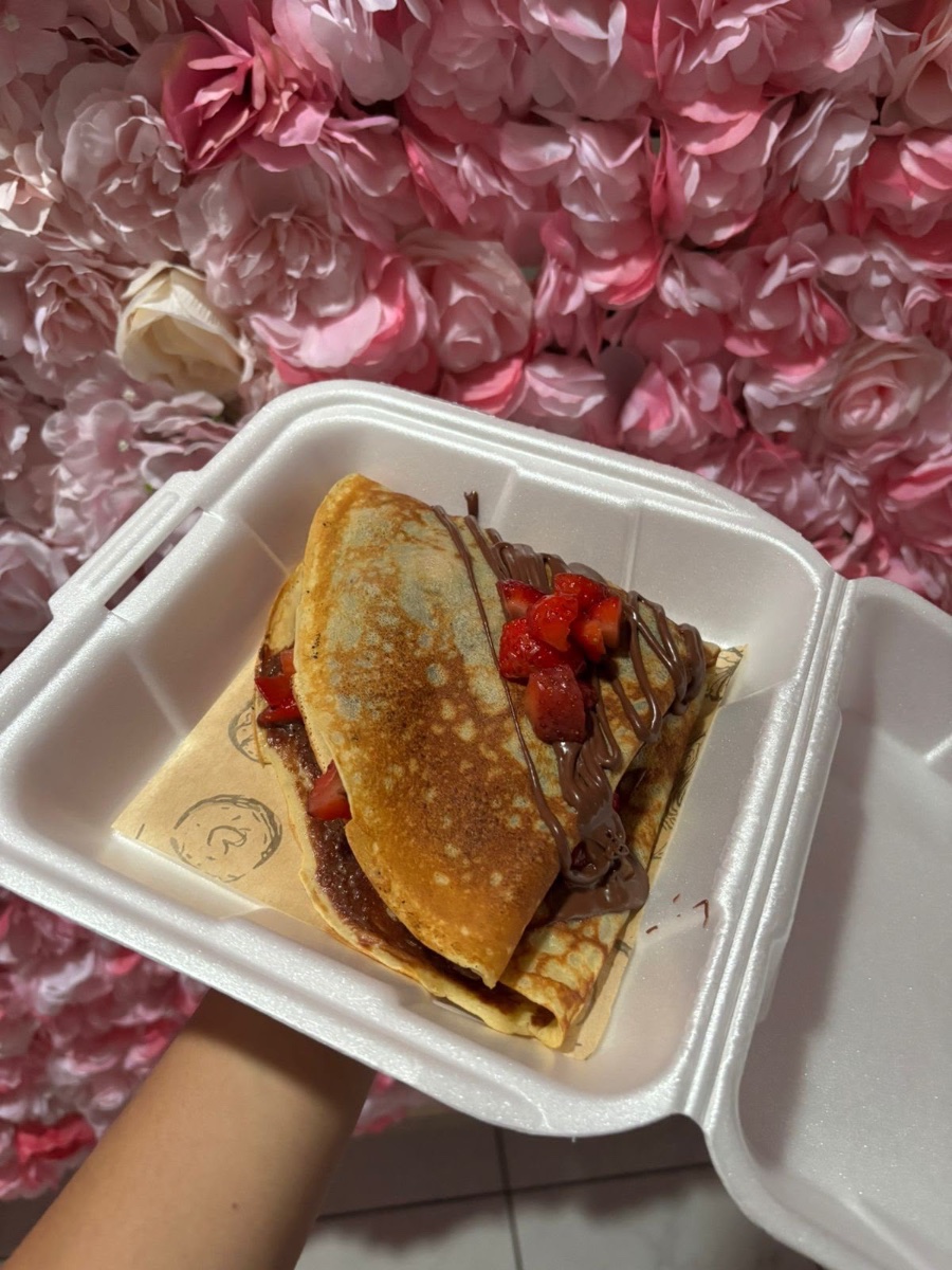 Crepa de nutella con fresas